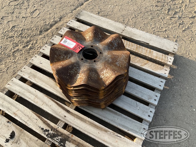Pallet of waffle blades
